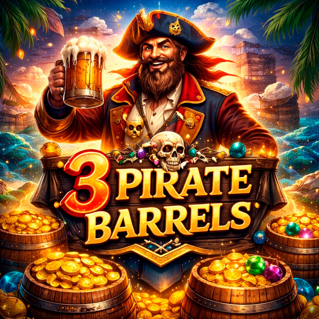 3 Pirate Barrels game artwork